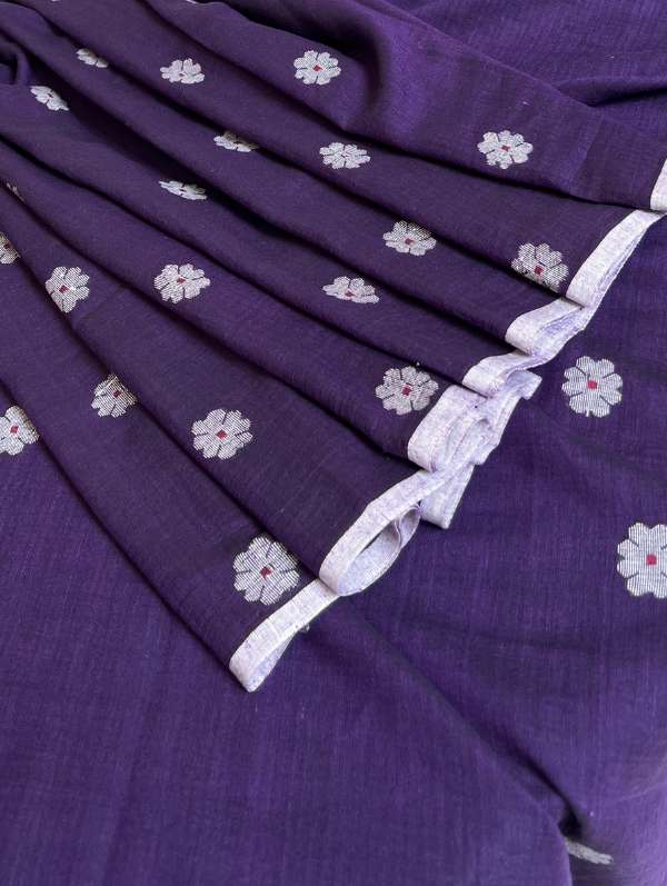Mohar Beguni Fhool Jamdani Saree