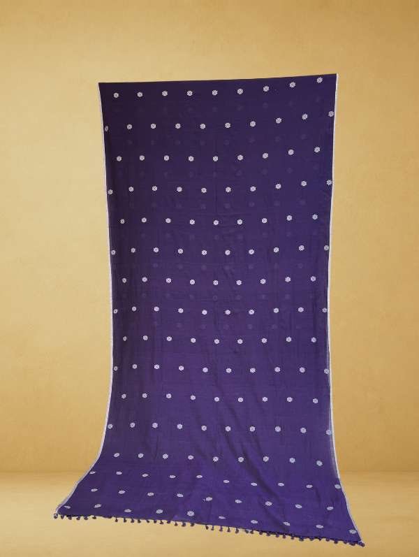 Mohar Beguni Fhool Jamdani Saree